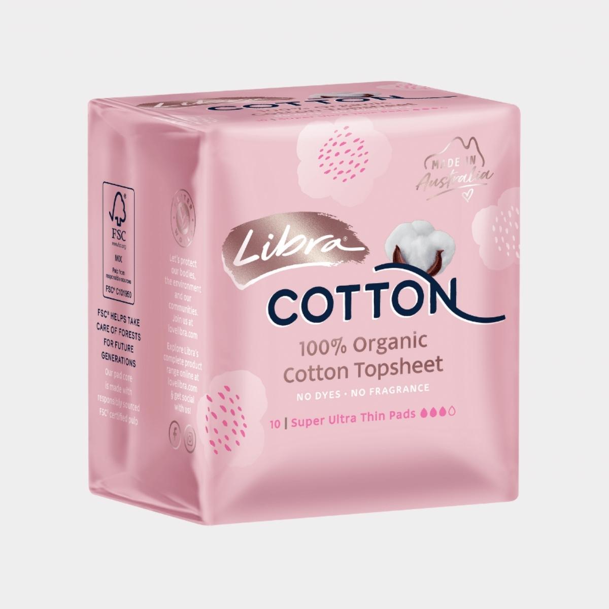 Cotton Ultra Thin Super Pads with Wings