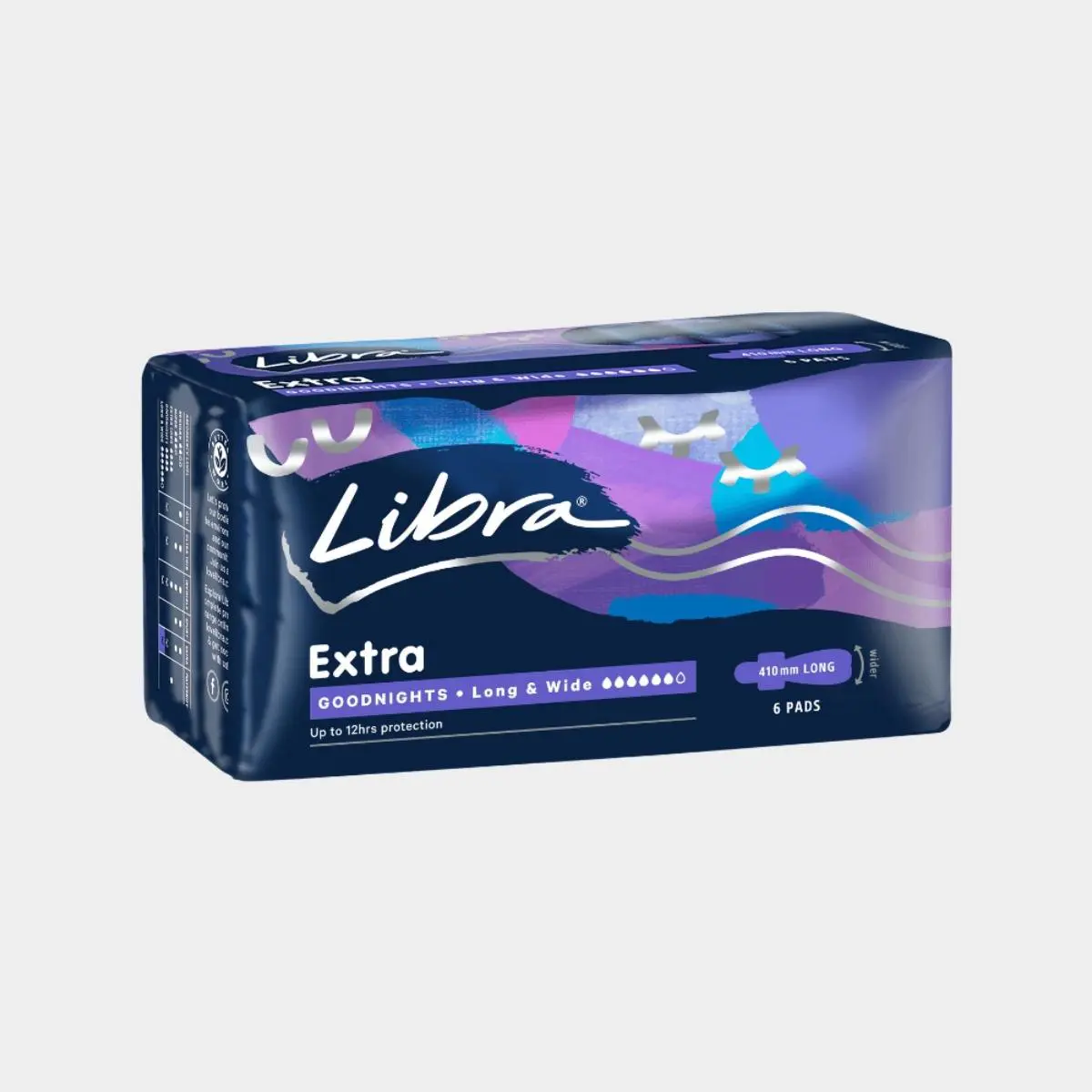 Libra Extra Goodnights Pads with Wings Long & Wide
