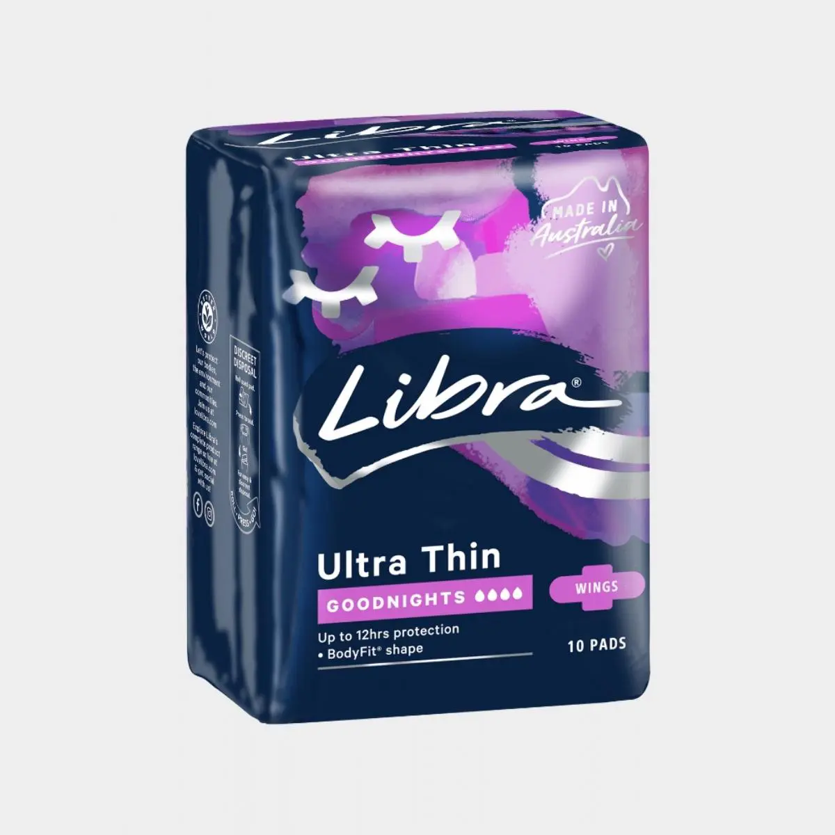Ultra Thin Goodnights Pads with Wings