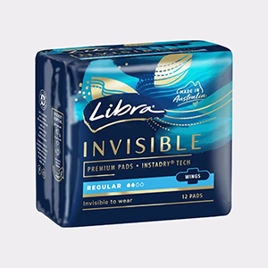 Invisible Regular Pads with Wings