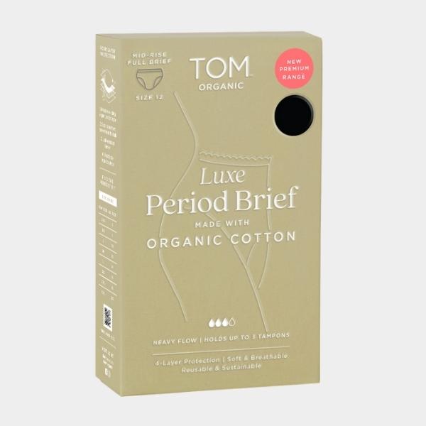 TOM;PERIOD BRIEF,PREM MRSE BLK 2XS 1X120
