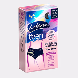 Teen Period Proof Full Brief Underwear