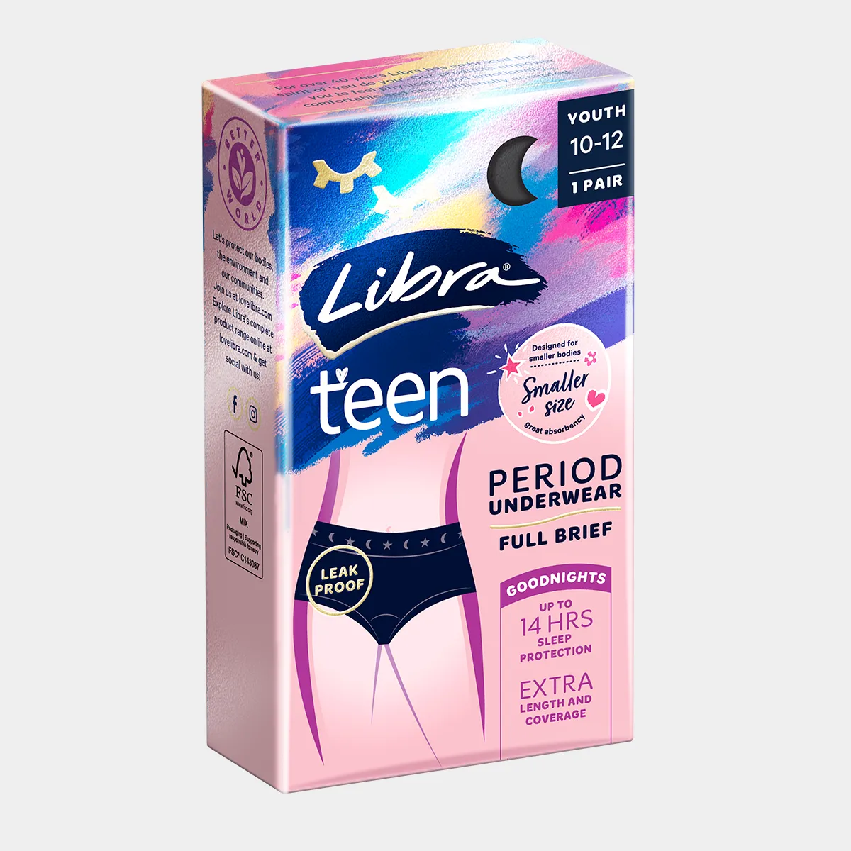 Teen Period Proof Full Brief Underwear