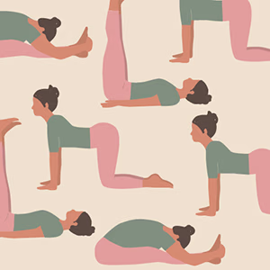 YOGA POSES TO EASE MENSTRUAL DISCOMFORT:  A GENTLE GUIDE