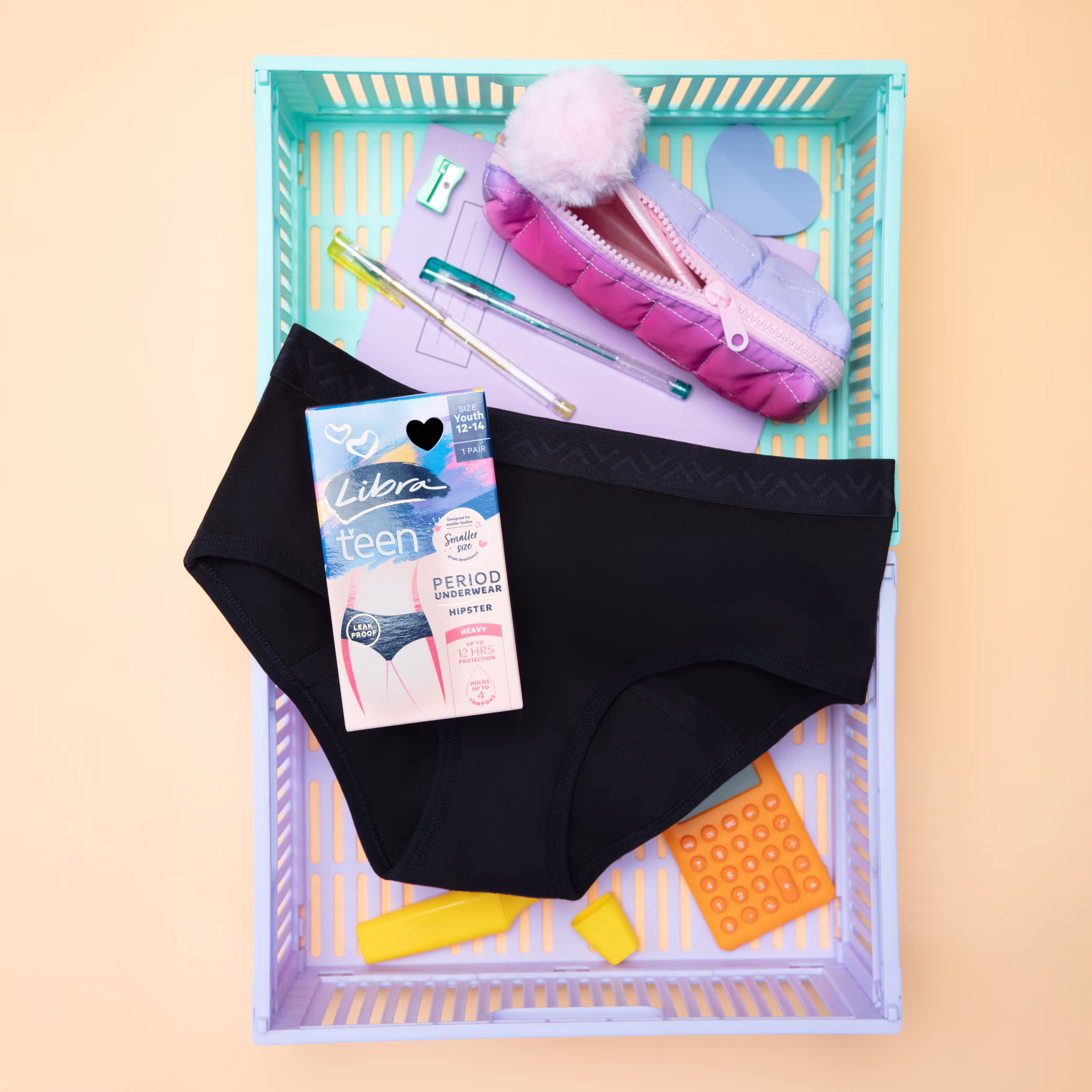 Teen Period Proof Hipster Underwear