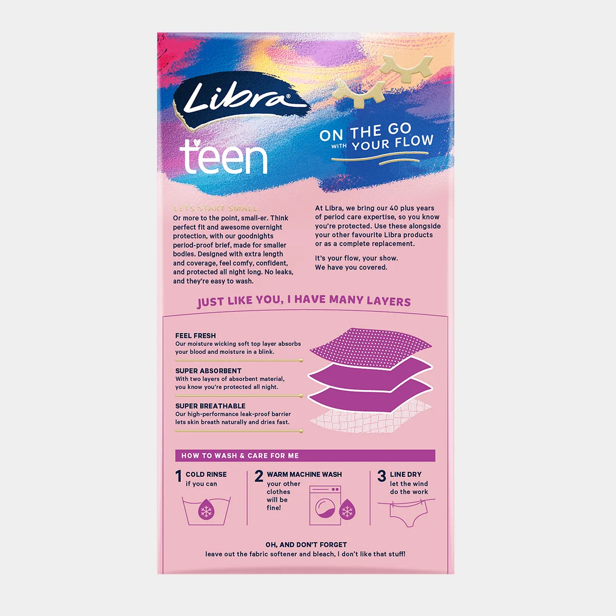 Teen Period Proof Full Brief Underwear