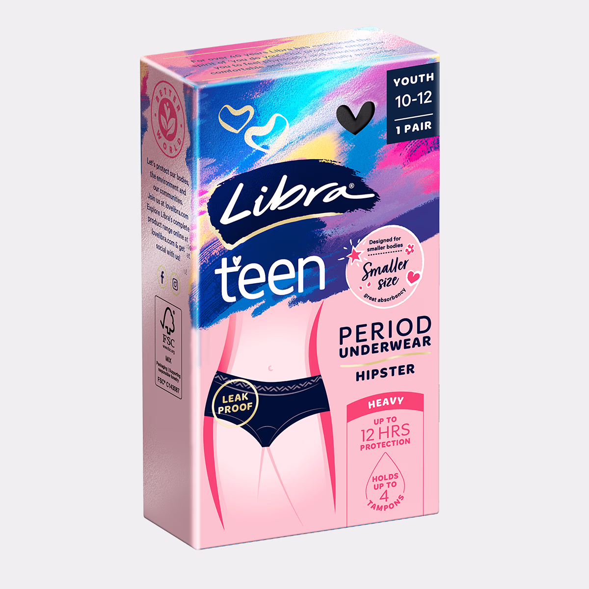 Teen Period Proof Hipster Underwear