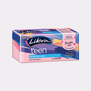 Libra Teen Regular Tampons